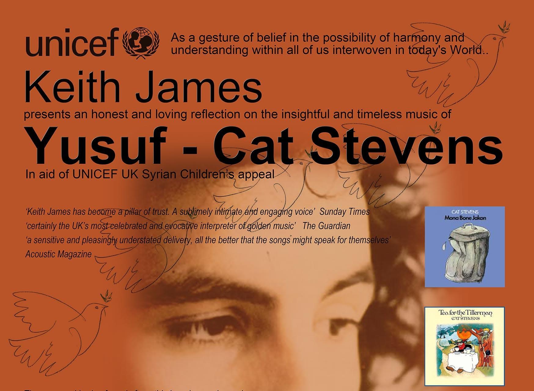 Keith James:  The music of Yusuf - Cat Stevens